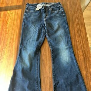 American Eagle Outfitters Dark Blue Flare Jeans